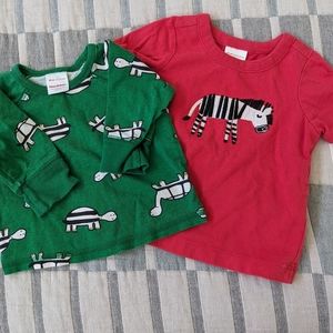 Hanna Andersson animal shirt bundle